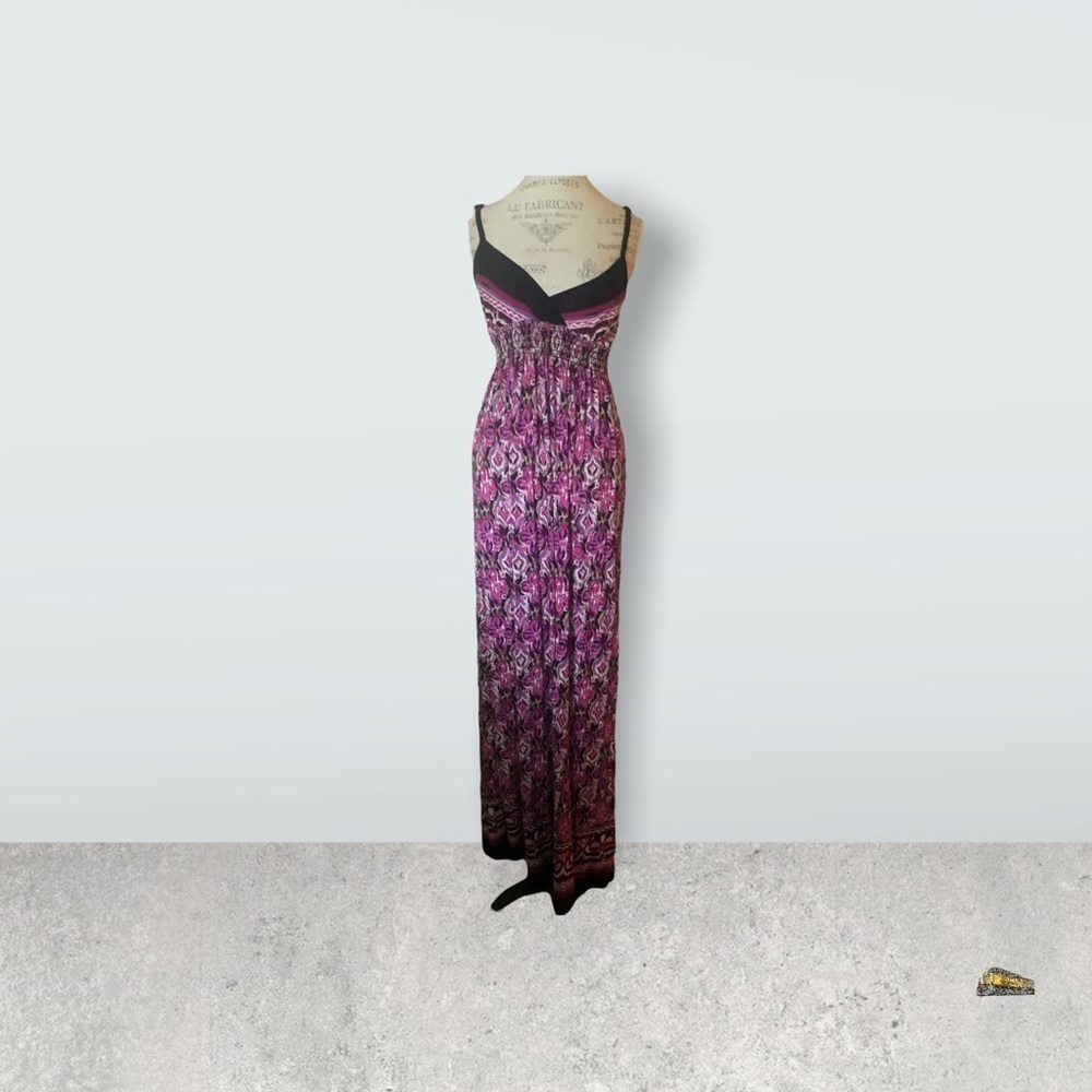 Fashion Pink Women’s Maxi Dress Sleeveless Size Small